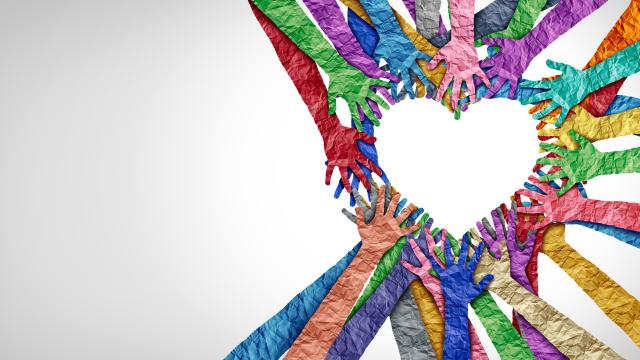 Diversity Unity Heart Hands