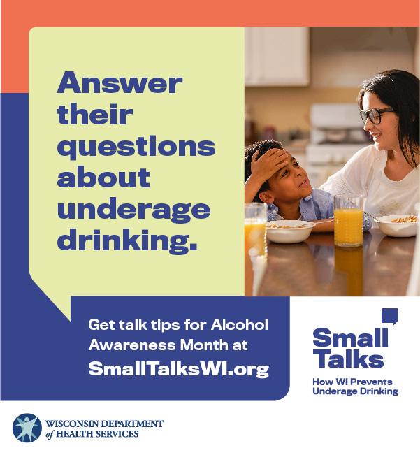 Answer their questions about underage drinking