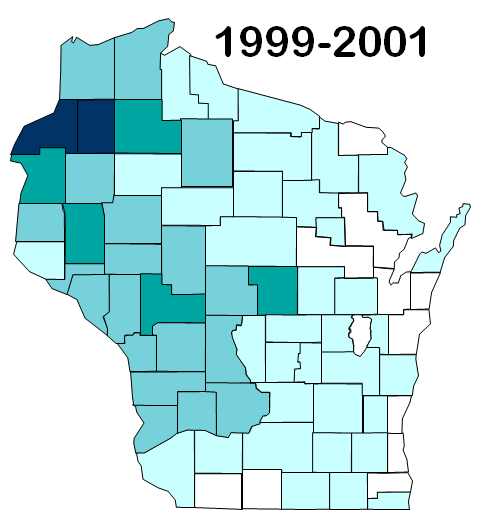 Lyme Disease in Wisconsin 1999-2001