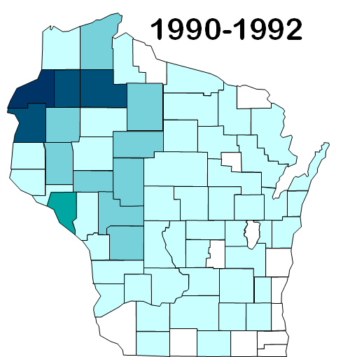 Lyme Disease in Wisconsin 1990-1992