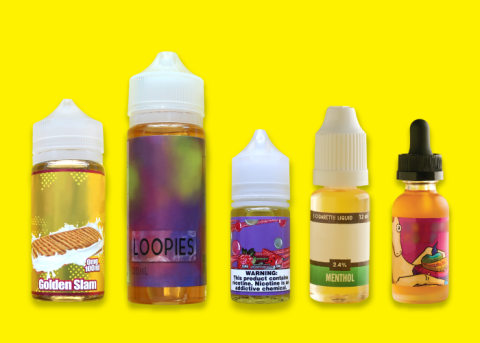 e-Cigarettes flavor containers