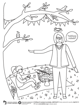 Be Fast Coloring Page