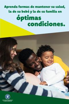 Prediabetes, prevent diabetes, happy family, Spanish