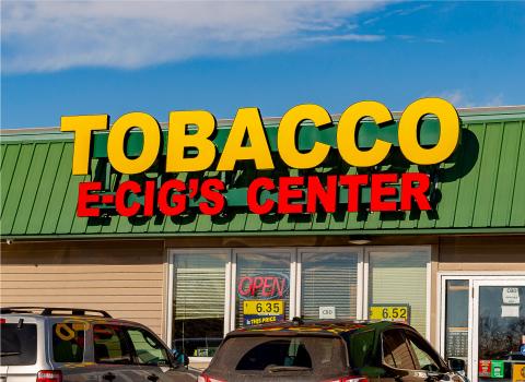 Tobacco-e-Cigarette retailer