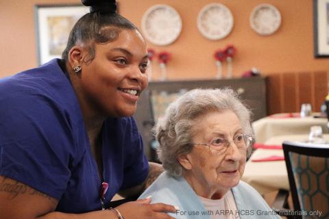 Capri Caregiver With Resident