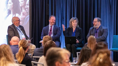 National leaders participate in a panel discussion during the HCBS Innovation Grant Summit