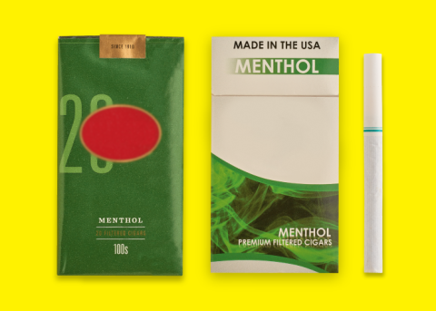 Menthol cigars