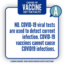 COVID-19 vaccine cannot cause COVID-19 infections
