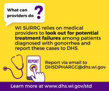 What can providers do? WI SURRG