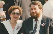 Dan Johnson with his wife Kathy
