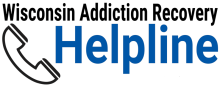 Wisconsin Addiction Recovery Helpline logo without 211 number