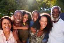 A group of multi-generational people