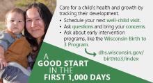 Birth to 3 Program: A good start in the first 1,000 days.