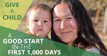 Birth to 3 Program: Give a Child a good start in the first 1,000 days