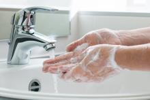 Proper hand washing technique
