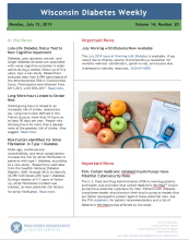 Diabetes Newsletter