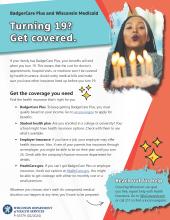 Get coverage if you are turning 19 and need healthcare.