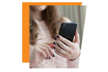 You Stop the Spread, Person checking cellphone