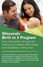 Wisconsin Birth to 3 Program: Early Intervention Services, P-03022
