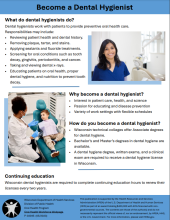 Thumbnail of Become a Dental Hygienist publication.