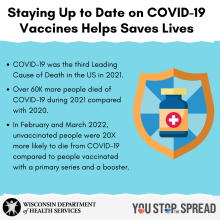 COVID-19 cause of death, vaccines save lives