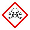 Skull and crossbones acute toxicity, poison hazard sign